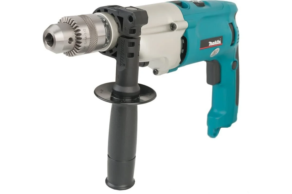 Дрель ударная Makita HP2070 1010Вт патрон:кулачковый реверс (кейс в комплекте)