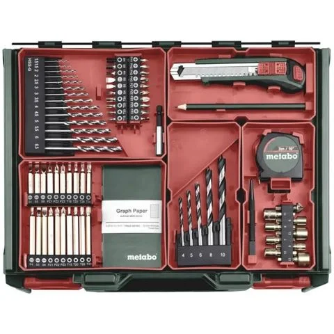 Дрель ударная Metabo BS 18 Set патрон:быстрозажимной реверс (кейс в комплекте) (602207710)