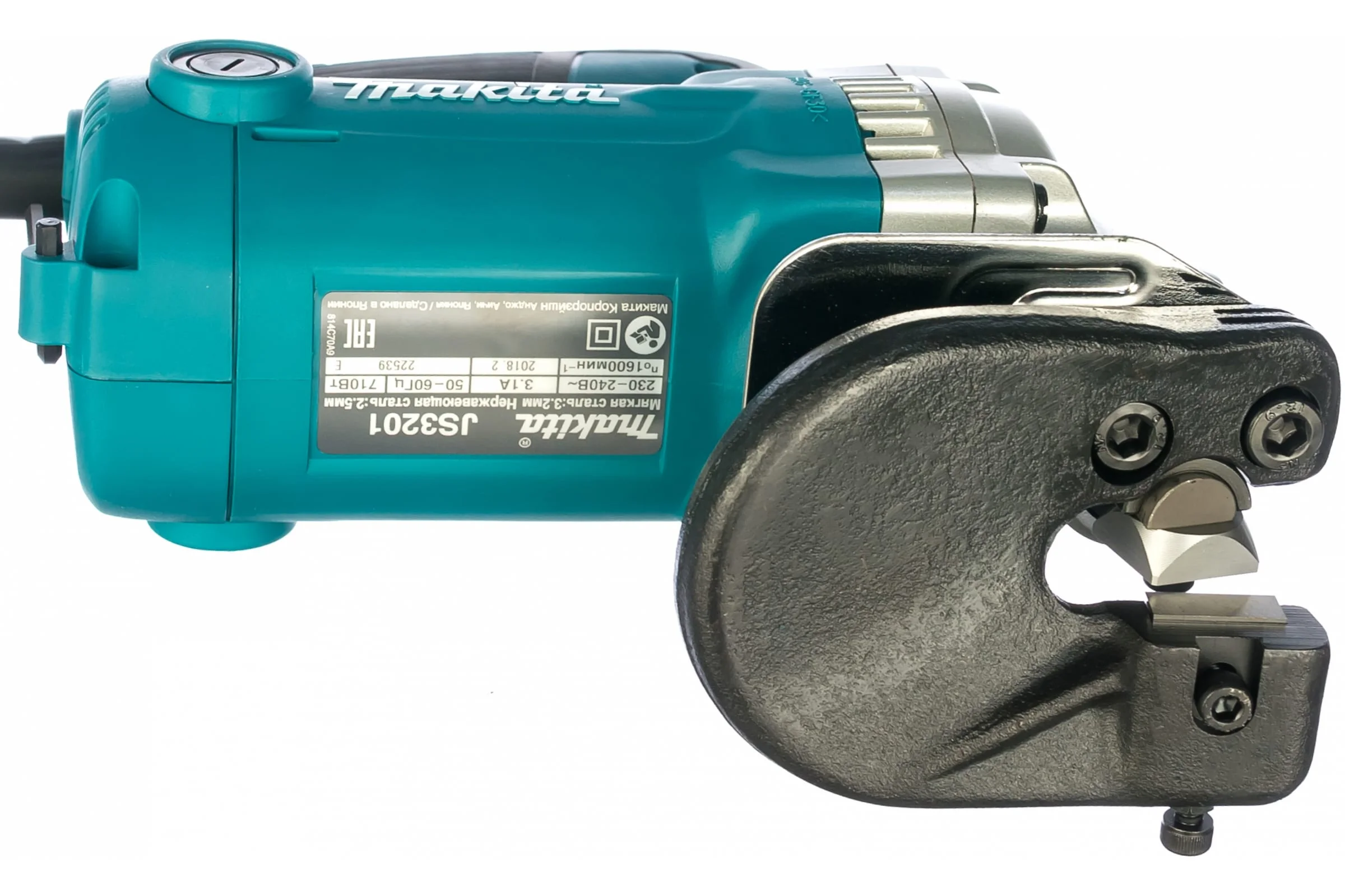 Листовые ножницы Makita JS3201J 710Вт 1600ходов/мин от электросети (кейс в комплекте)