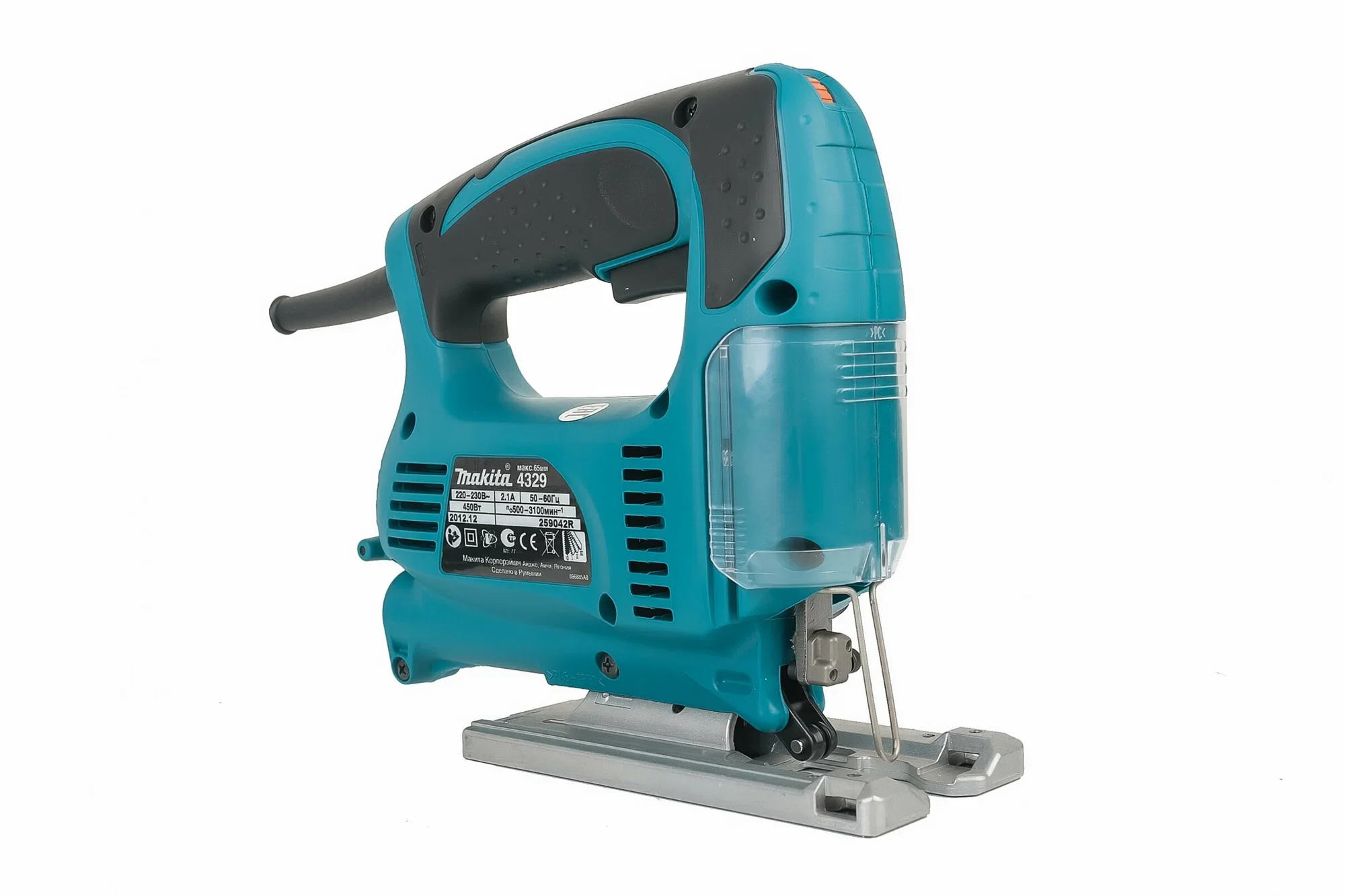 Лобзик Makita 4329K 450Вт 3100ходов/мин от электросети (кейс в комплекте)