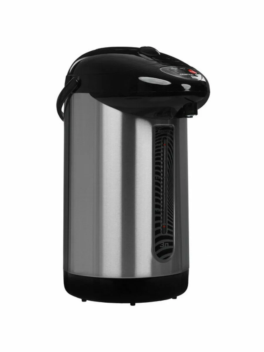 Термопот Centek CT-0080 черный, 3л, 600Вт, 3 способа подачи воды, корпус из нержавеющей стали