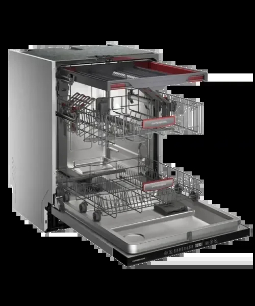 Встраиваемая посудомоечная машина Kuppersberg GHL 6030, High-Tech, 60 см, 16 комплектов, 8 программ, 3 корзины, лифт-механизм, конденсационная сушка,