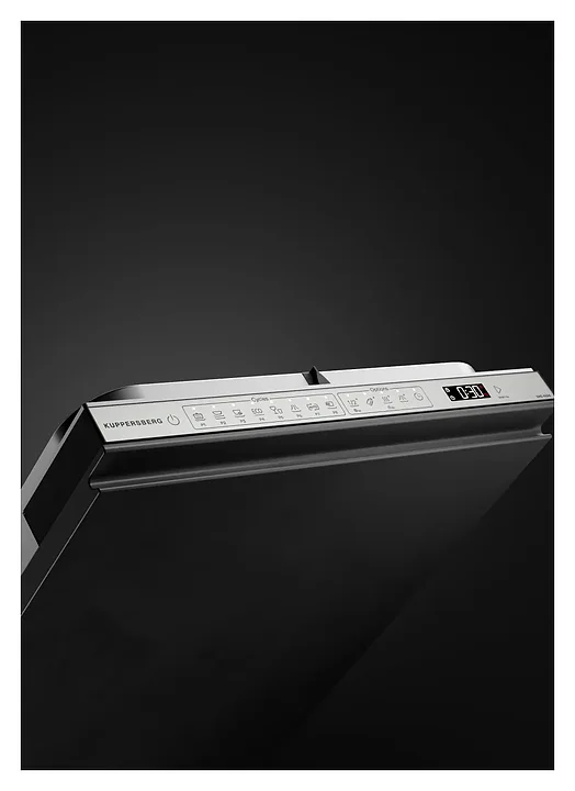 Встраиваемая посудомоечная машина Kuppersberg GHS 4526, High-Tech, 45 см, 10 комплектов, 3 корзины, 8 программ, отсрочка старта, автоматическое открыв