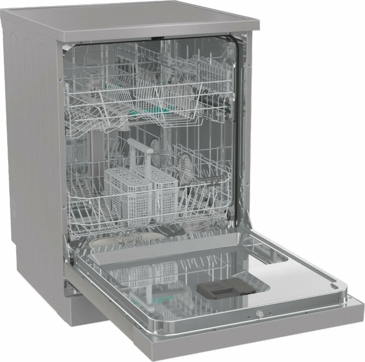 Посудомоечная машина Gorenje GS642E90X, серебристая, 59.9 см, 13 компл., 47 дБ, класс A++