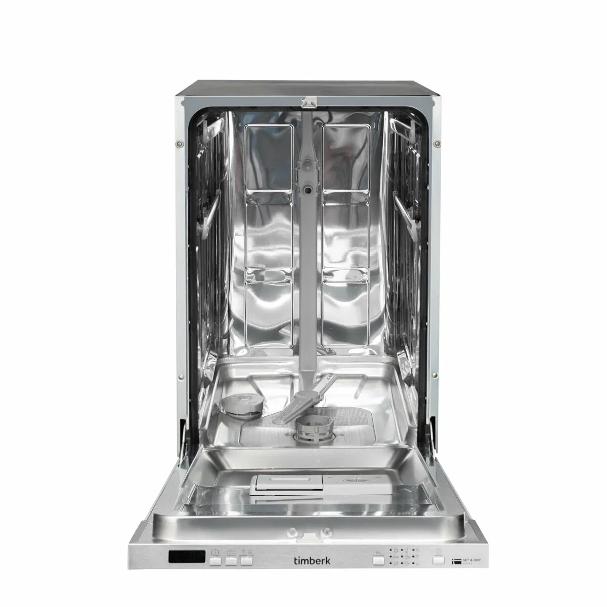 Посудомоечная машина Timberk Set&Dry T-DW45BI103 серебристый (узкая)