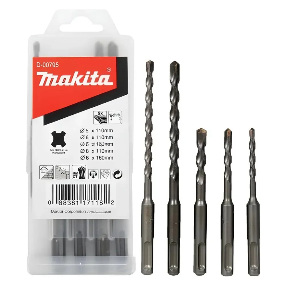 Набор буров Makita D-00795 по бетону (5пред.)