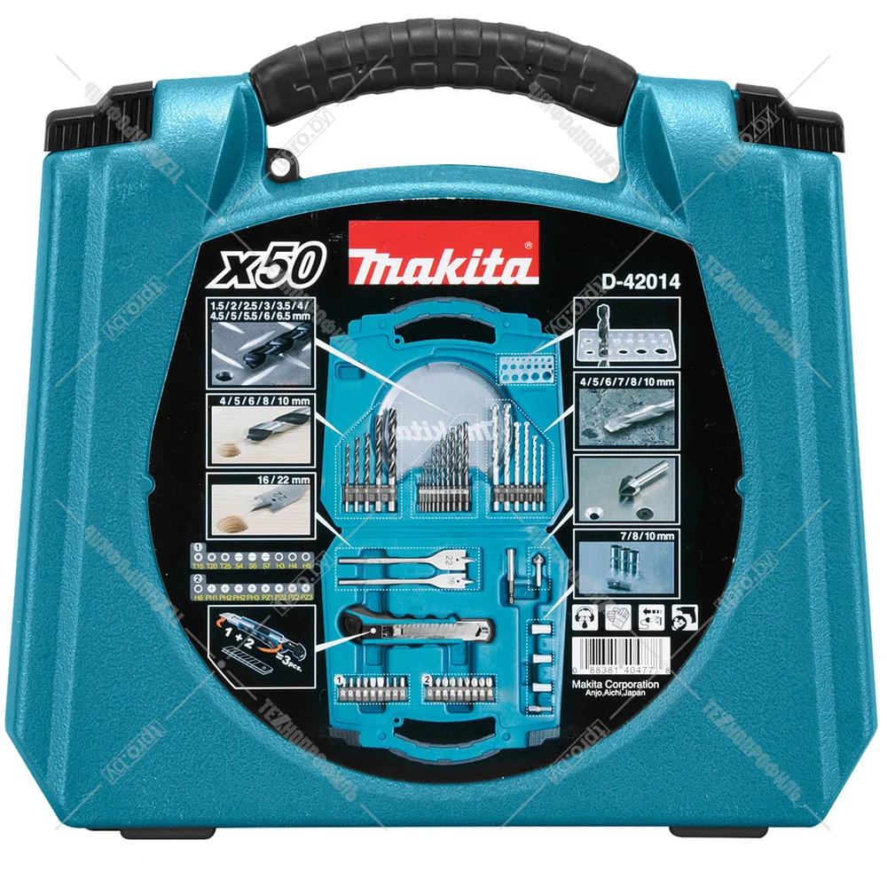 Набор оснастки Makita D-42014 универсал. (50пред.) для шуруповертов