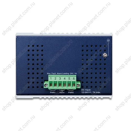 Коммутатор индустриальный PoE IGS-4215-8P2T2S для монтажа в DIN-рейку IP30 Industrial L2/L4 8-Port 10/100/1000T 802.3at PoE + 2-Port 10/100/100T + 2-P