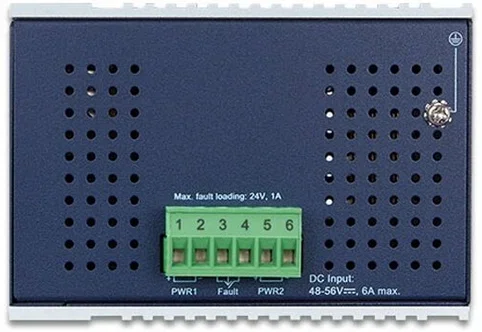 Коммутатор индустриальный PoE IGS-4215-8P2T2S для монтажа в DIN-рейку IP30 Industrial L2/L4 8-Port 10/100/1000T 802.3at PoE + 2-Port 10/100/100T + 2-P