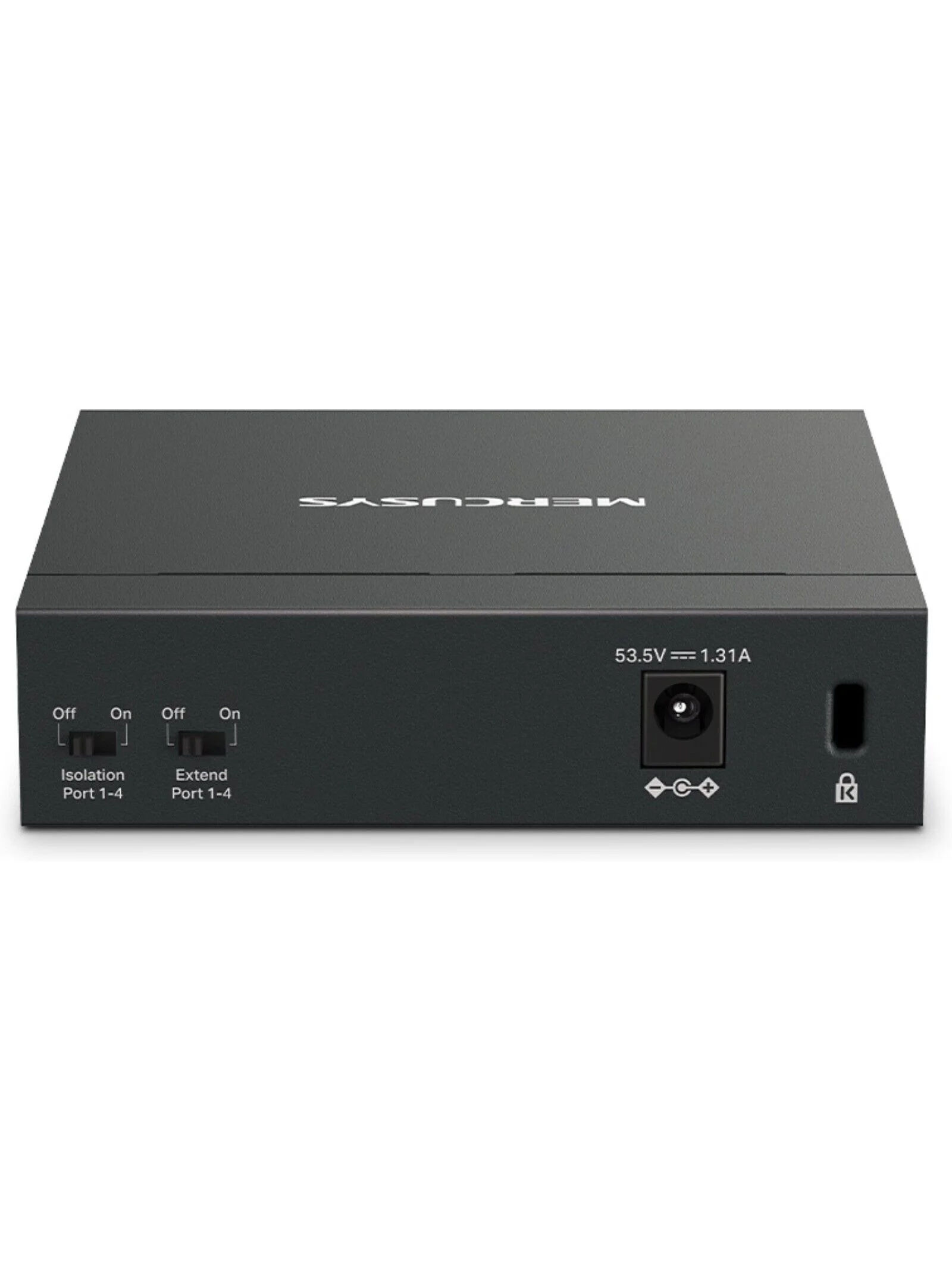 Коммутатор настольный Mercusys MS105GP с 5 гигабитными портами (4 порта PoE+)