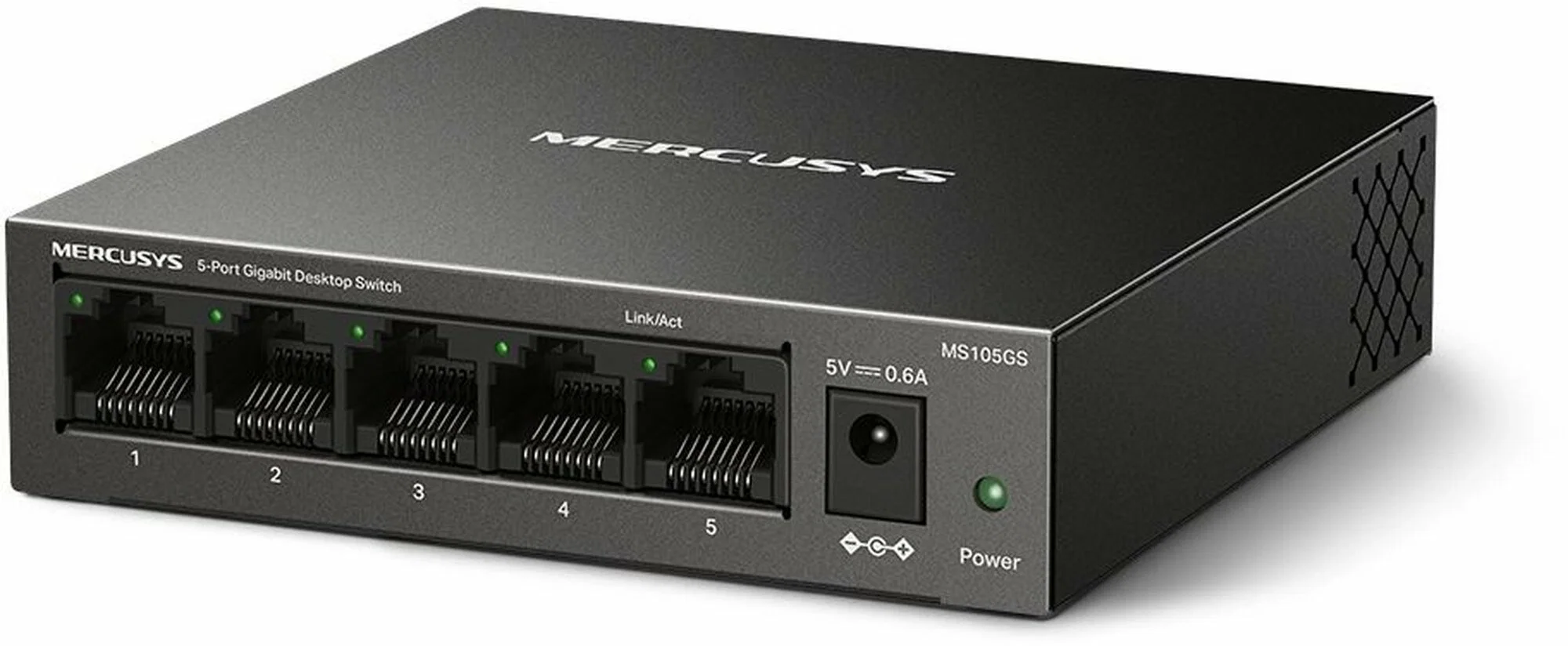 Коммутатор настольный Mercusys MS105GS с 5 гигабитными портам