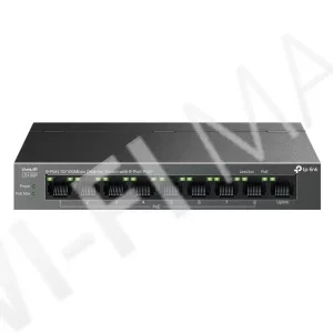 Коммутатор настольный TP-Link LS109P с 9 портами 10/100 Мбит/с (8 портов PoE+)