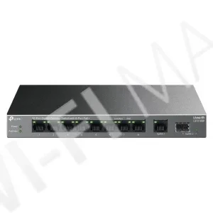 Коммутатор настольный TP-Link LS1210GP с 9 гигабитными портами (8 портов PoE+) и портом SFP