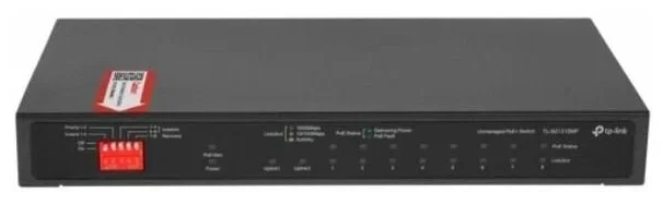 Коммутатор настольный TP-Link TL-SG1210MP 10-портовый гигабитный на 8 портов PoE+