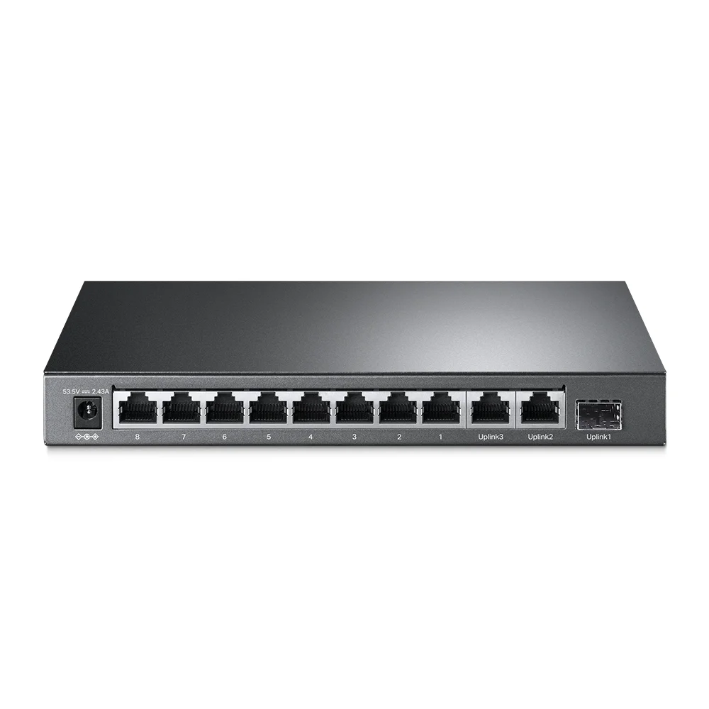 Коммутатор настольный TP-Link TL-SG1210MP 10-портовый гигабитный на 8 портов PoE+