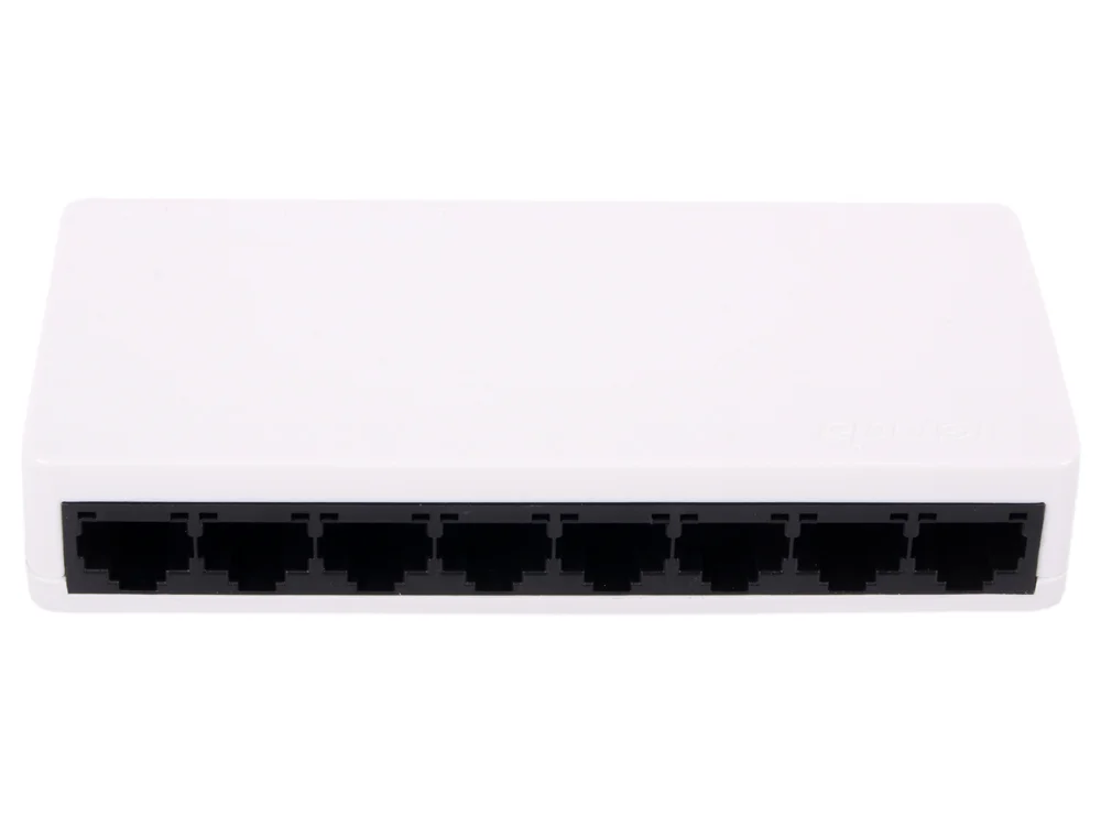 Коммутатор настольный неуправляемый Tenda S108 (mini), 8 портов Ethernet 10/100 Мбит/сек, пластиковый корпус
