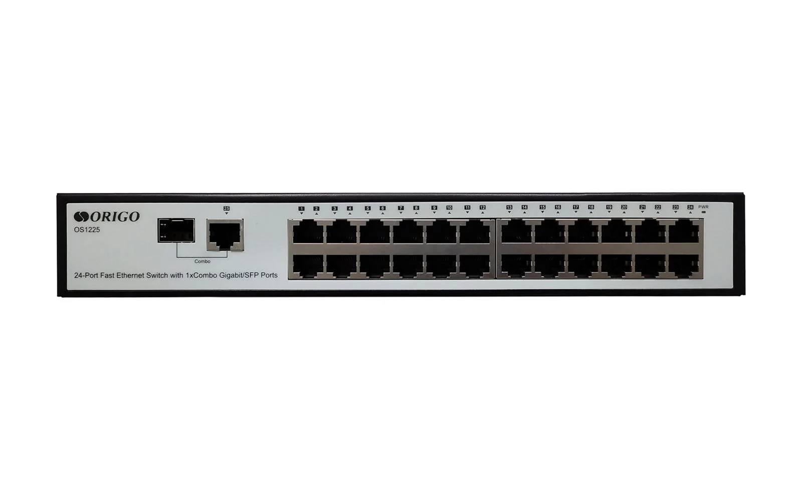 Коммутатор настраиваемый 25-портовый 100 Мбит/с ORIGO OS1225/A1A с гигабитным комбо-портом