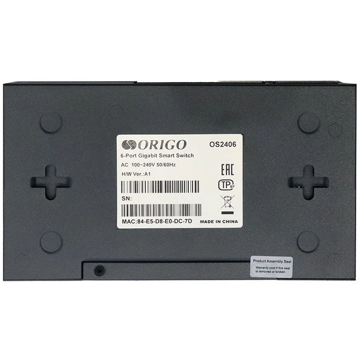Коммутатор настраиваемый L2 6x1000Base-T ORIGO OS2406/A1A