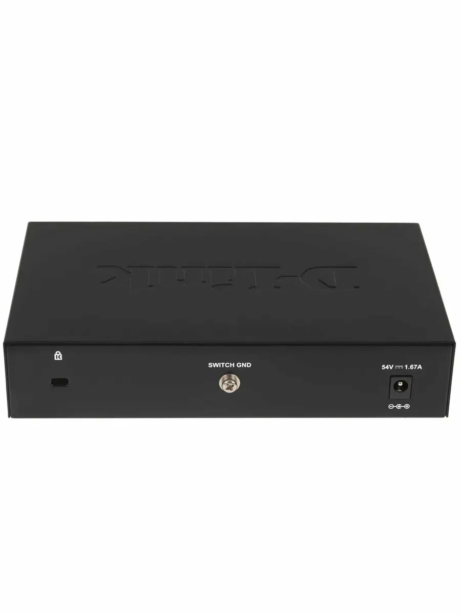 Коммутатор настраиваемый L2 D-Link DGS-1100-08PV2/A4A с 8 портами 10/100/1000Base-T (8 портов PoE 802.3af/at, PoE-бюджет 64 Вт)