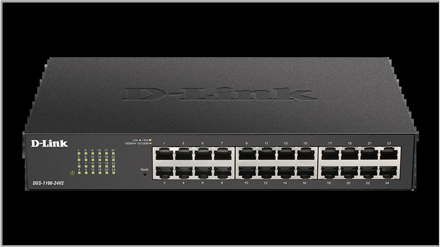 Коммутатор настраиваемый L2 D-Link DGS-1100-24V2/A2A c 24 портами 10/100/1000Base-T(465543) 3