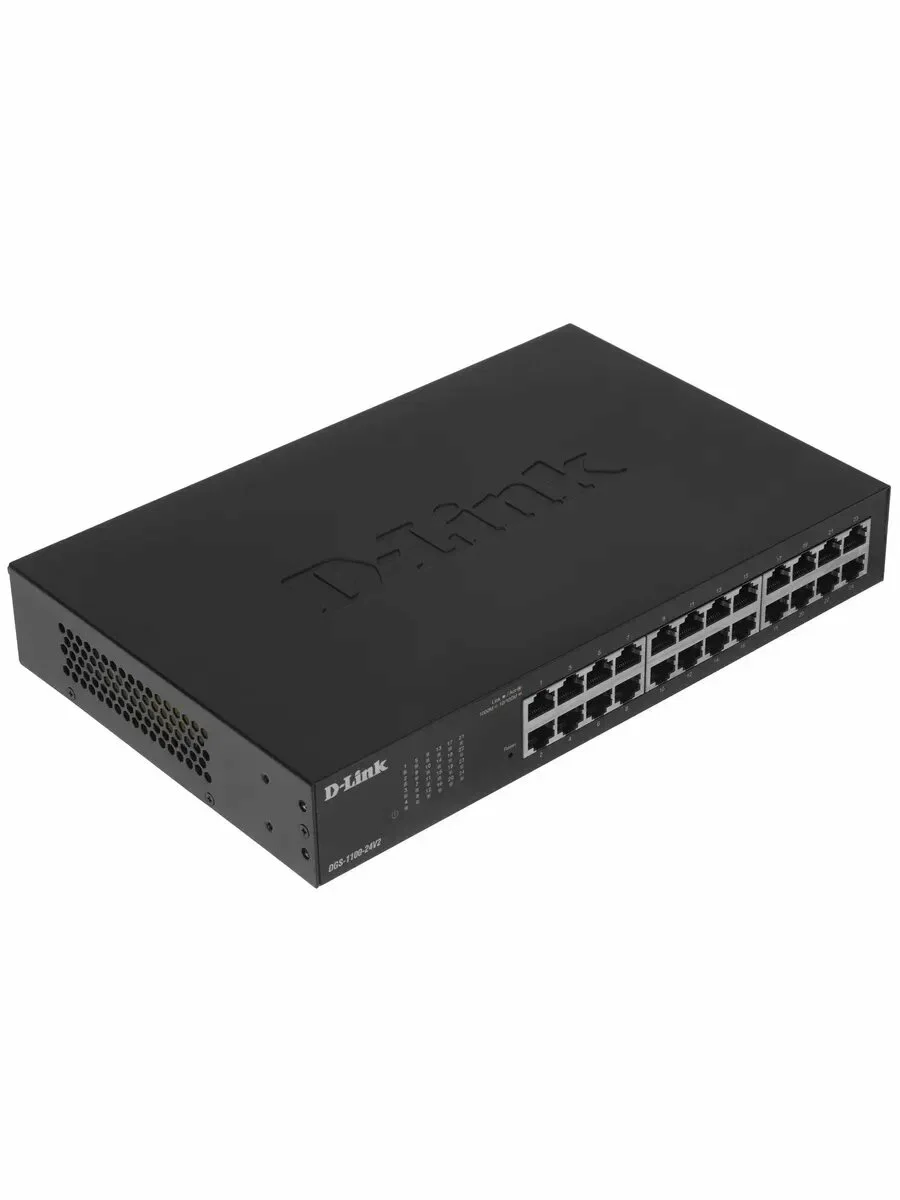 Коммутатор настраиваемый L2 D-Link DGS-1100-24V2/A2A c 24 портами 10/100/1000Base-T(465543) 3
