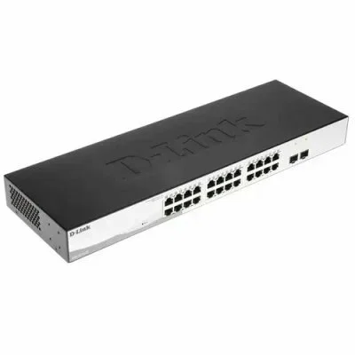 Коммутатор настраиваемый WebSmart с 24 портами 10/100/1000Base-T и 2 портами 1000Base-X SFP D-Link DGS-1210-26/F3A