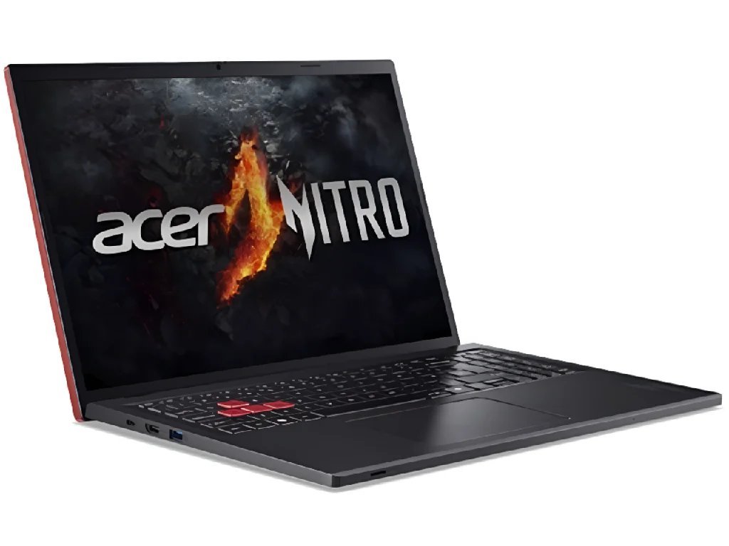 Ноутбук Acer Nitro Lite 16 NL16-71G-578S Core i5 13420H 16Gb SSD512Gb NVIDIA GeForce RTX 3050 6Gb 16" IPS WUXGA (1920x1200) без ОС black WiFi BT Cam (
