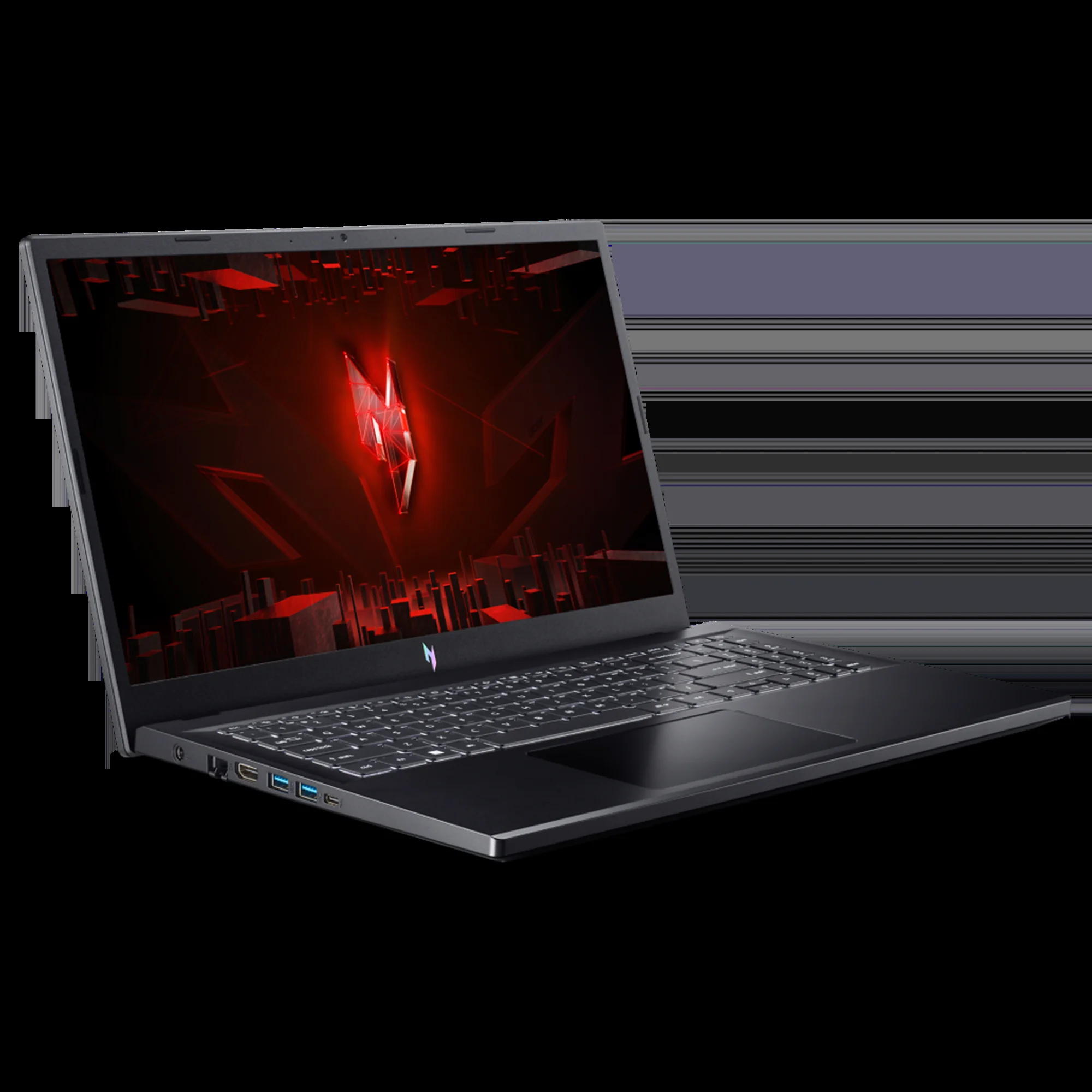 Ноутбук Acer Nitro V 15 ANV15-52-57D8 Core 5 210H 16Gb SSD512Gb NVIDIA GeForce RTX4050 6Gb 15.6" IPS FHD (1920x1080) без ОС black WiFi BT Cam (NH.QV2C