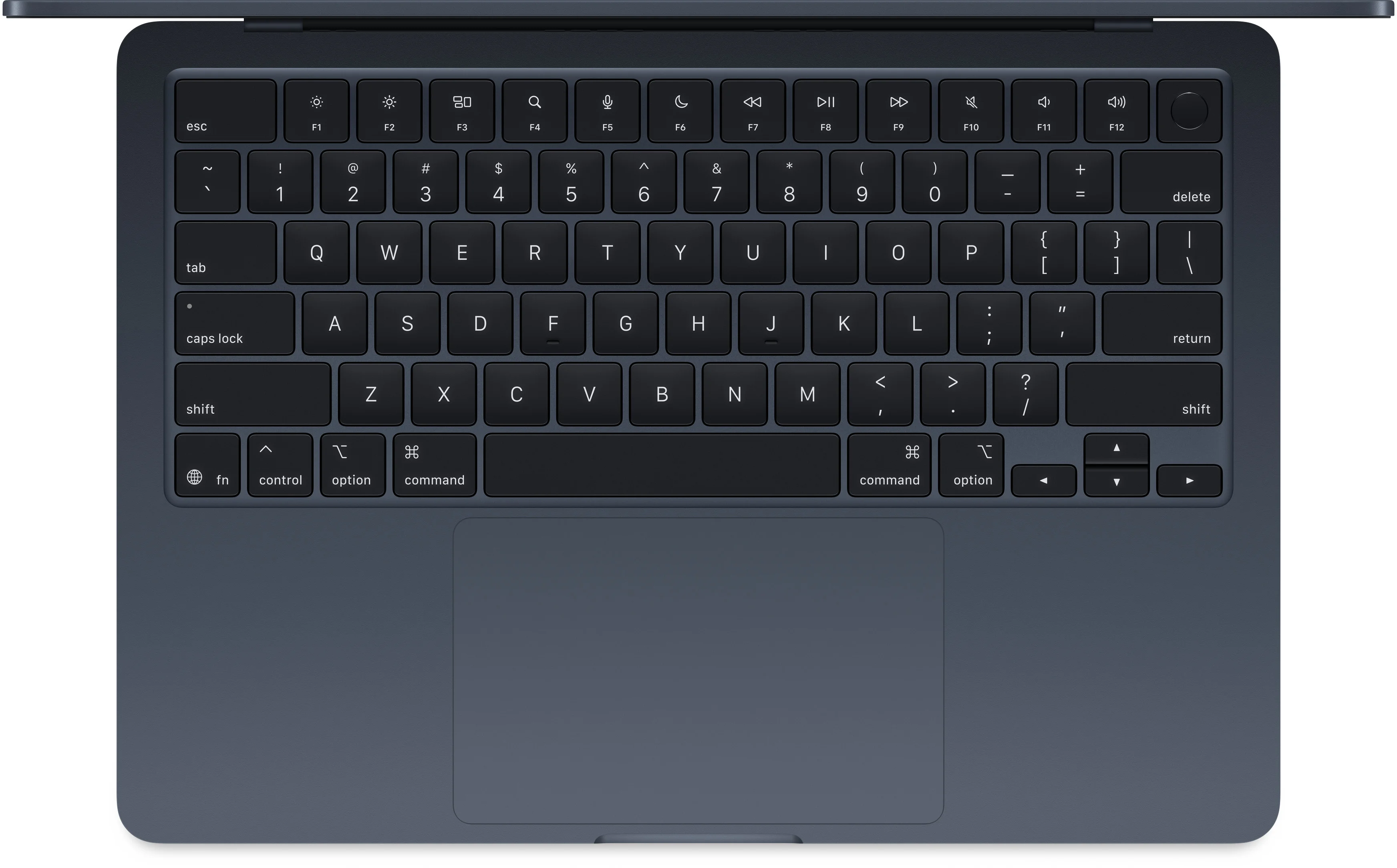 Ноутбук Apple MacBook Air A3113 M3 8 core 16Gb SSD256Gb/8 core GPU 13.6" Liquid Retina (2560x1664) macOS midnight WiFi BT Cam (MC8K4LL/A)
