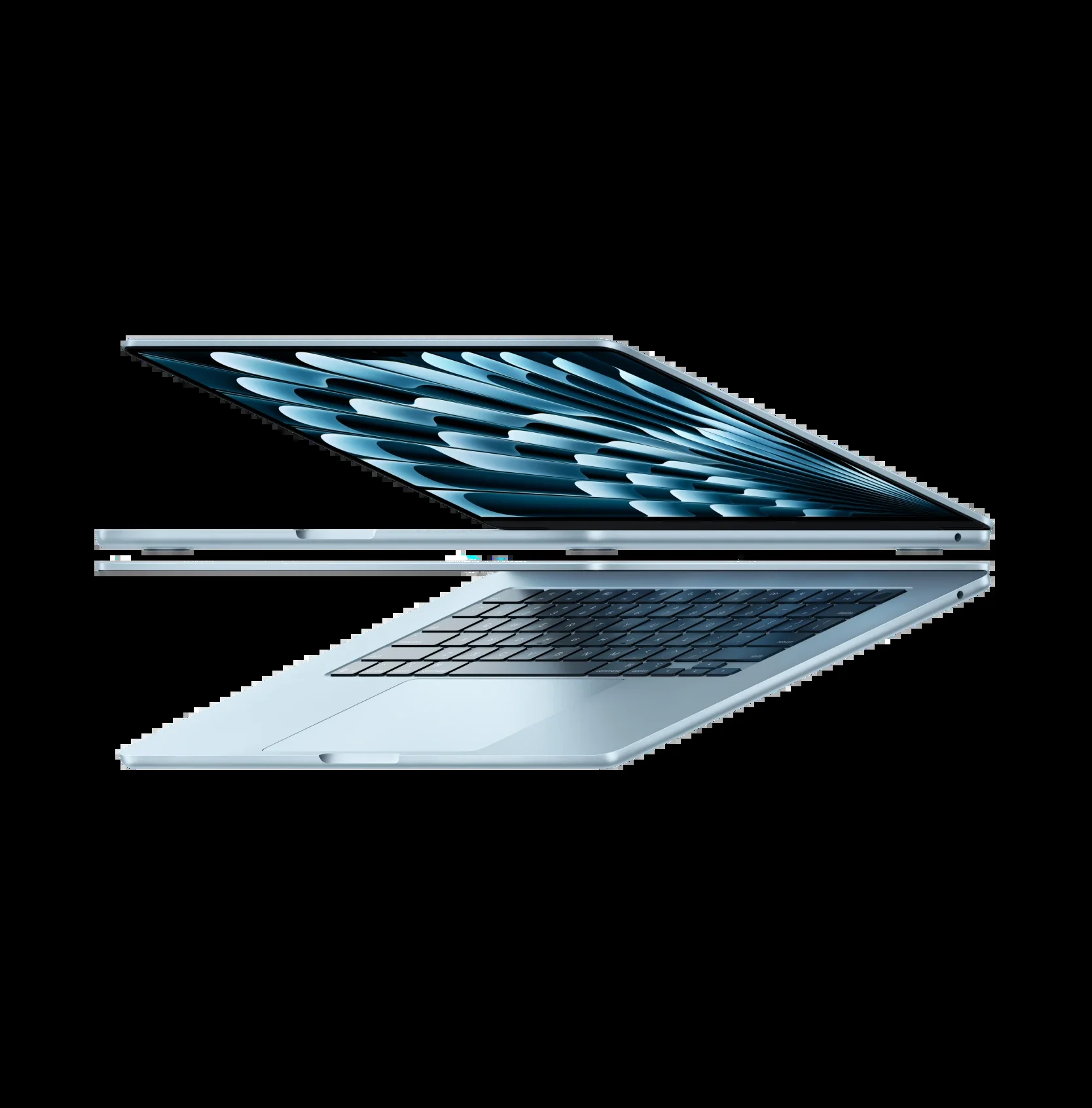 Ноутбук Apple MacBook Air A3240 M4 10 core 16Gb SSD512Gb/10 core GPU 13.6" Liquid Retina (2560x1664) macOS lt.blue WiFi BT Cam (MC6U4LL/A)