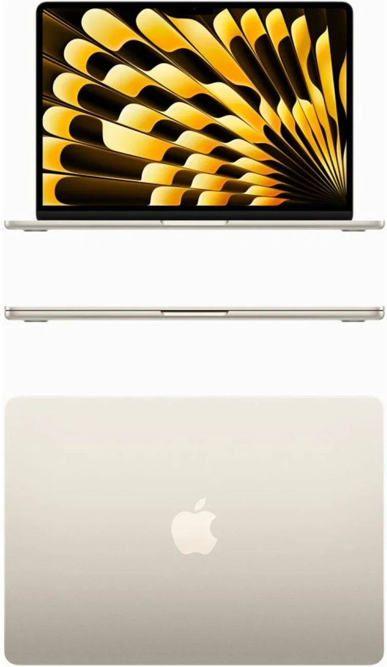 Ноутбук Apple MacBook Air A3448 M5 10 core 16Gb SSD512Gb/10 core GPU 15.3" Liquid Retina (2880x1864) macOS star WiFi BT Cam (MDVD4LL/A)