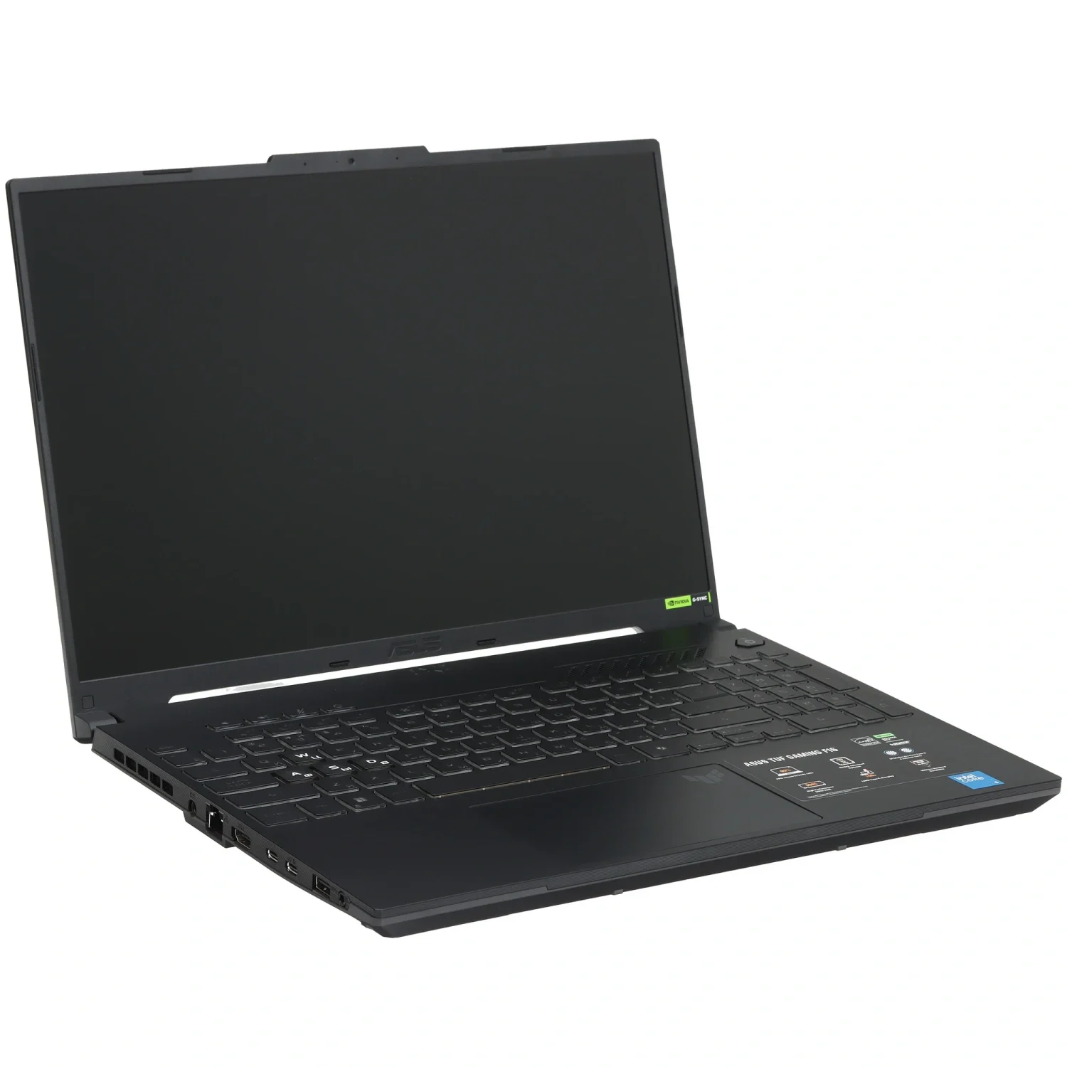 Ноутбук Asus TUF Gaming F16 FX608JMI-TU254 Core i5 14450HX 16Gb SSD512Gb NVIDIA GeForce RTX 5060 8Gb 16" IPS WUXGA (1920x1200) без ОС grey WiFi BT Cam