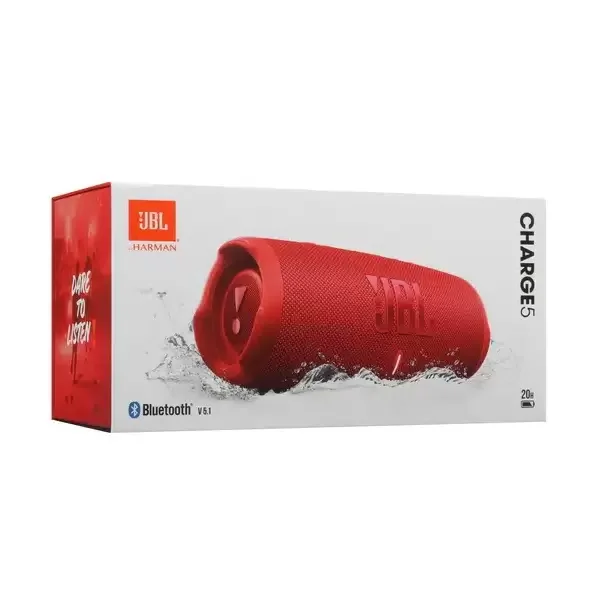 Портативная акустика JBL Charge 5, красный