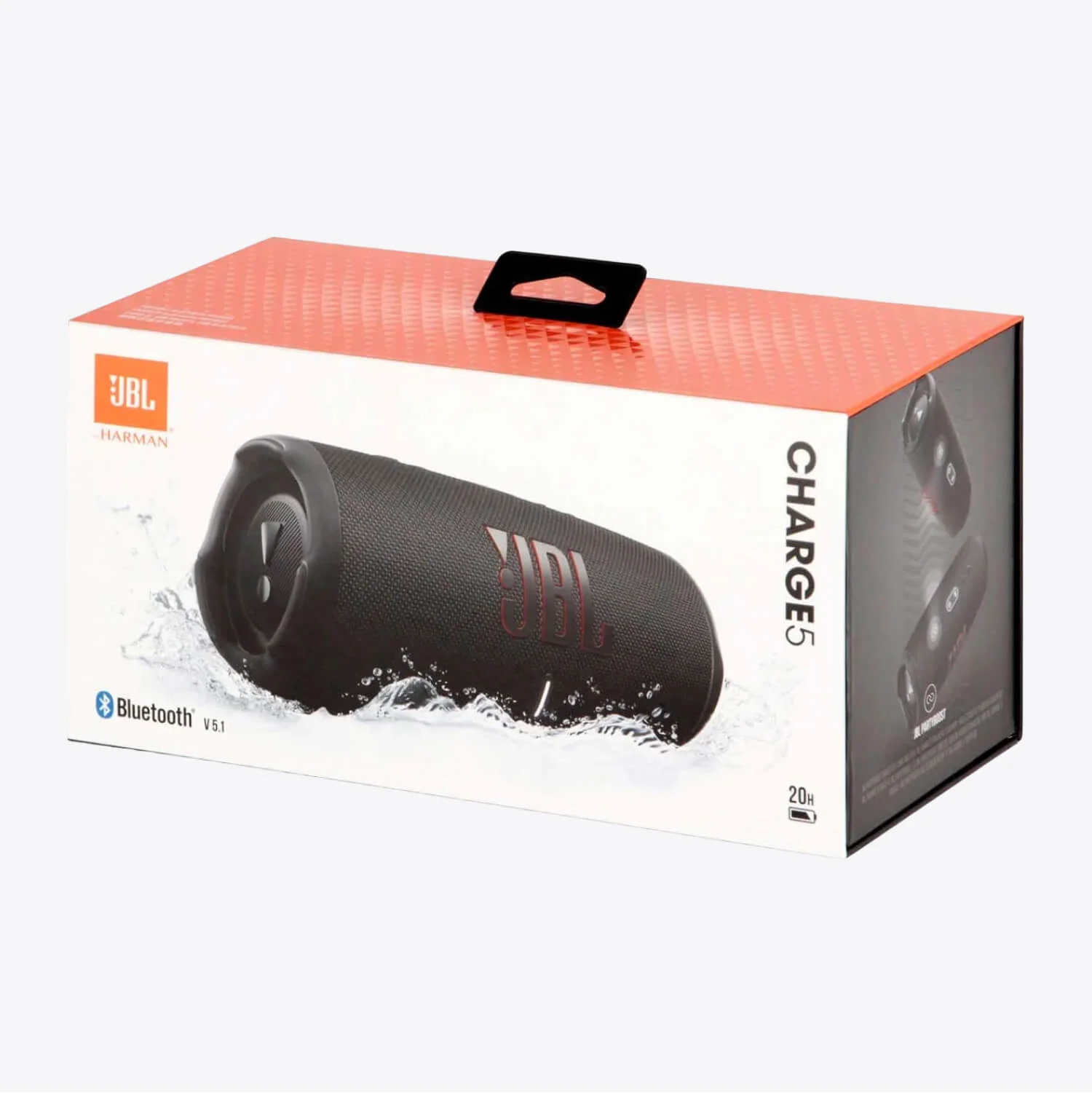 Портативная акустика JBL Charge 5, черный