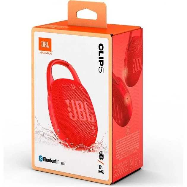 Портативная акустика JBL CLIP 5, красный