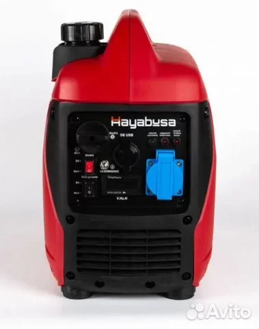 Генератор бензиновый HAYABUSA 1400 IC ИНВЕРТ(с ручн запус,1.2-1.4кВт,230В,в кожухе)