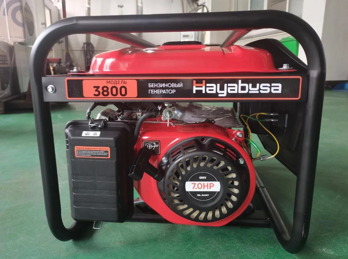 Генератор бензиновый HAYABUSA 3800iC инверт. (с ручным запуском, 3.2-3.5кВт, 230В, в кожухе)