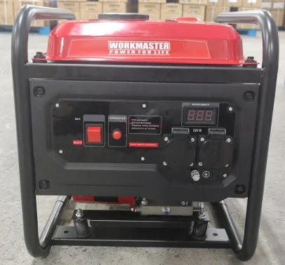 Генератор бензиновый WorkMaster БГ-3900И ИНВЕРТОР, 3/3,3 кВт,2 роз,дисплей,МЕДЬ