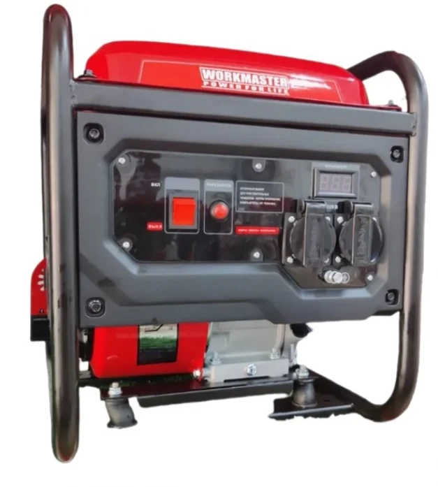 Генератор бензиновый WorkMaster БГ-3900И ИНВЕРТОР, 3/3,3 кВт,2 роз,дисплей,МЕДЬ