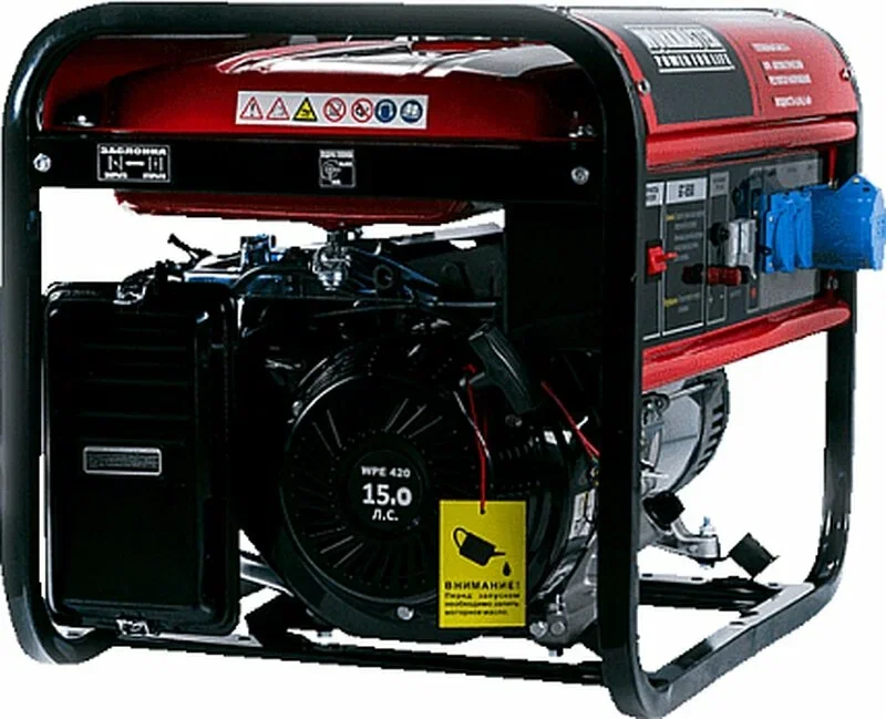 Генератор бензиновый WorkMaster БГ-8500 (6000 Вт,439 см³) МЕДЬ