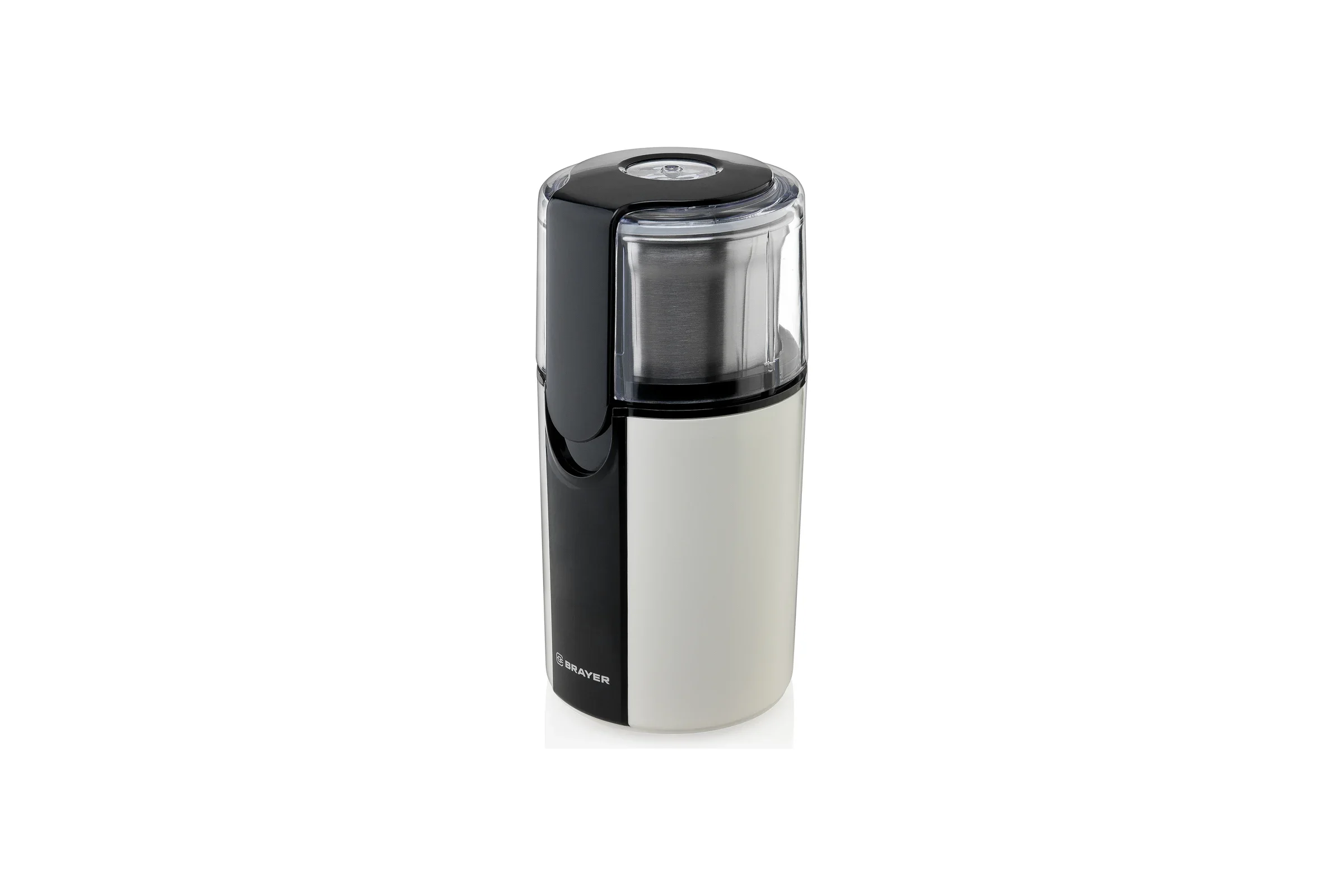 Кофемолка BRAYER BR1182 (2 ножа для мяг. и твер., 70 г.,Мощн. 200 Вт, Пластик. корп, нажатием на кр)