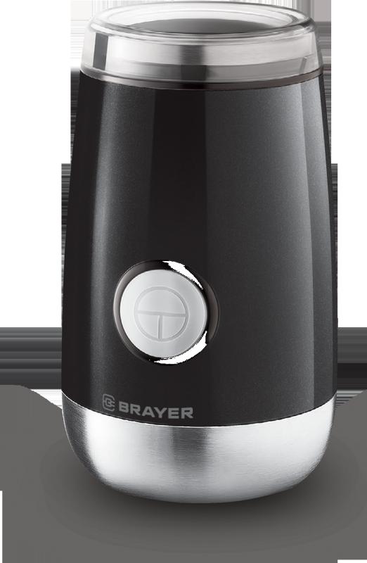 Кофемолка BRAYER BR1183 (50 г.,Мощн. 150 Вт, Пластиковый корпус, Чаша из нерж.стали)