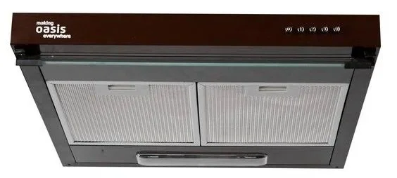 Вытяжка Oasis UP-50C 125 Вт, 350 м³/час, 3 скорости, фильтр, механика