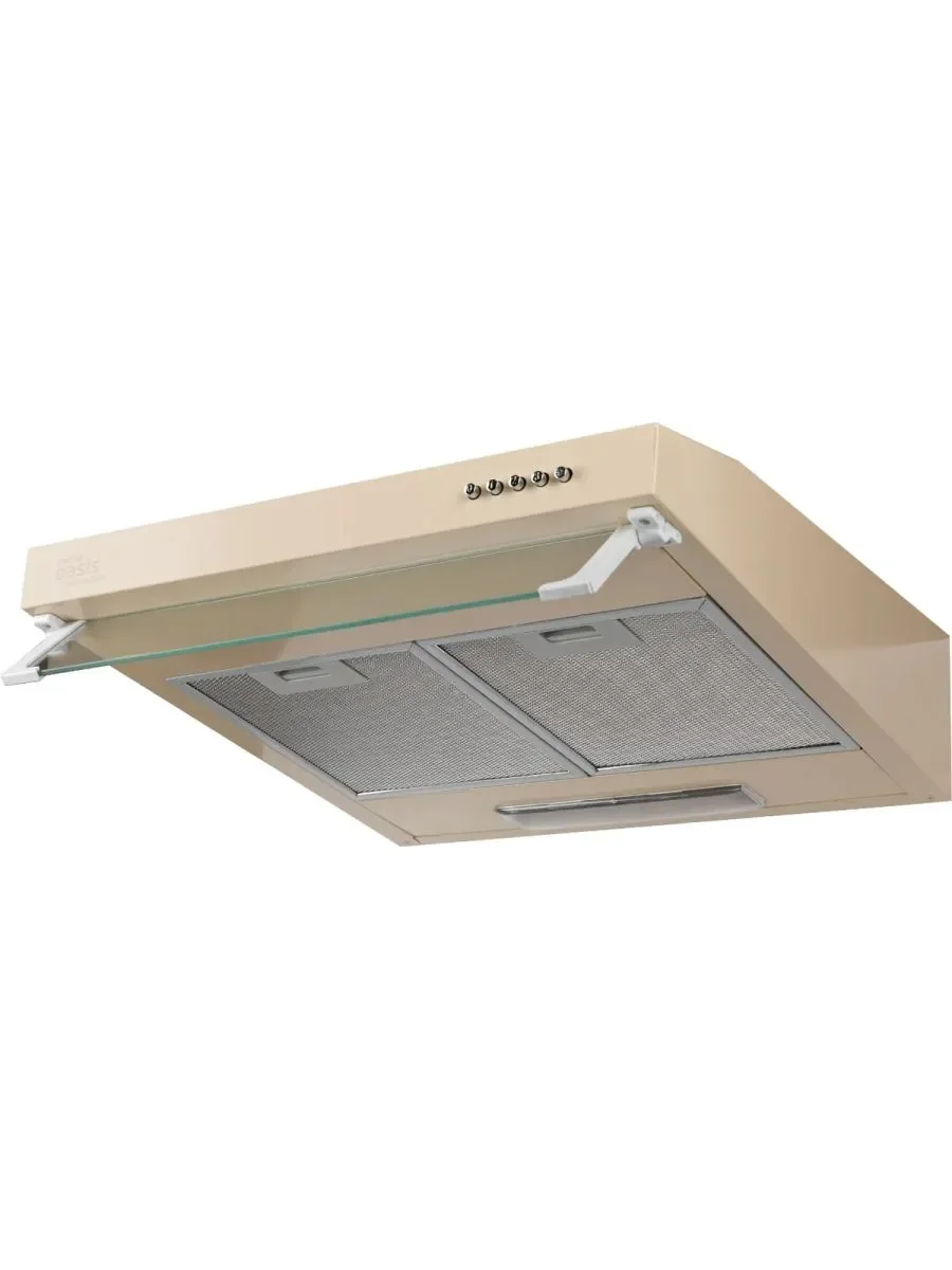 Вытяжка Oasis UP-50I (F) 125 Вт, 350 м³/час, 3 скорости, угольн.фильтр