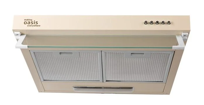 Вытяжка Oasis UP-50I (F) 125 Вт, 350 м³/час, 3 скорости, угольн.фильтр