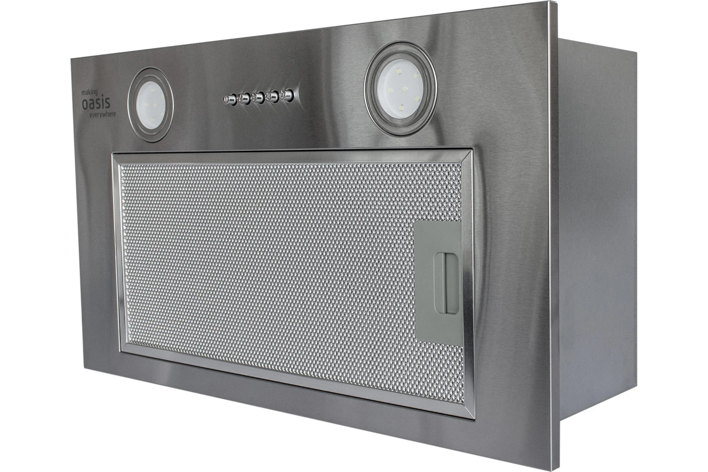Вытяжка Oasis VM-52S, 700 куб. м/час3 скорости, 2 фильтра, 25,4х52см