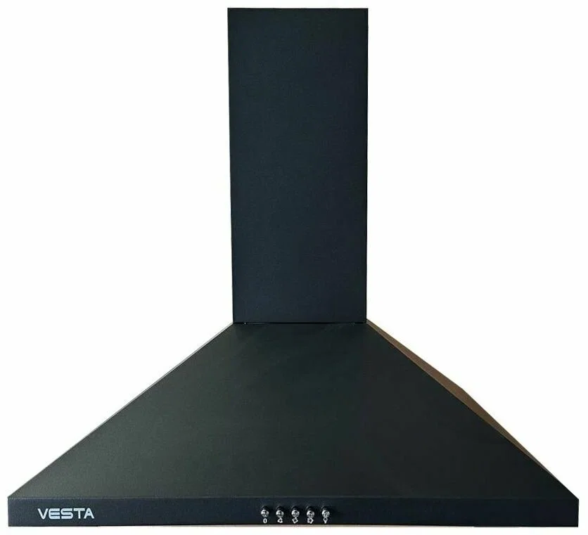 Вытяжка VESTA VPR860 BL черная (150 Вт, 400 м³/час, 3 скорости)