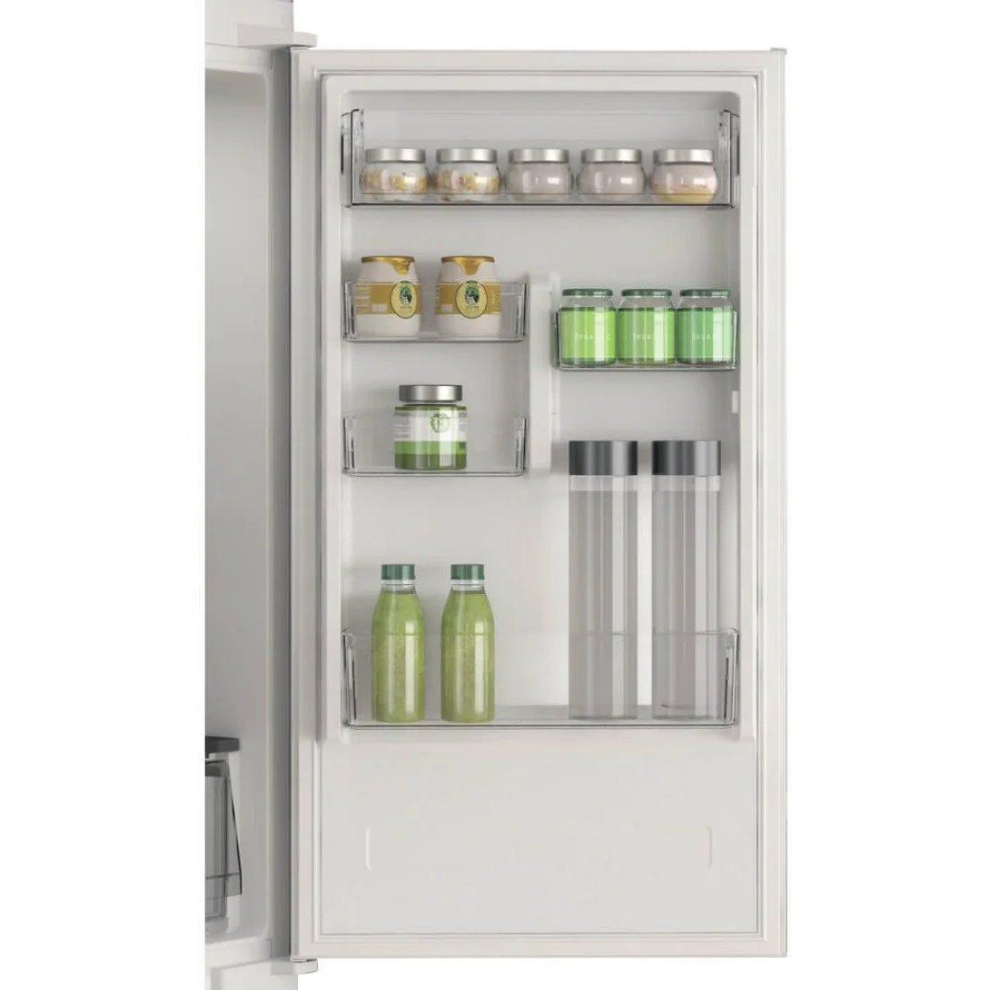 Встраиваемый холодильник Whirlpool WHC18T132 60 см, 177х54.5х54 см, 182/68 л, инверторный компрессор, Full No Frost, автоматическая разморозка, зона с