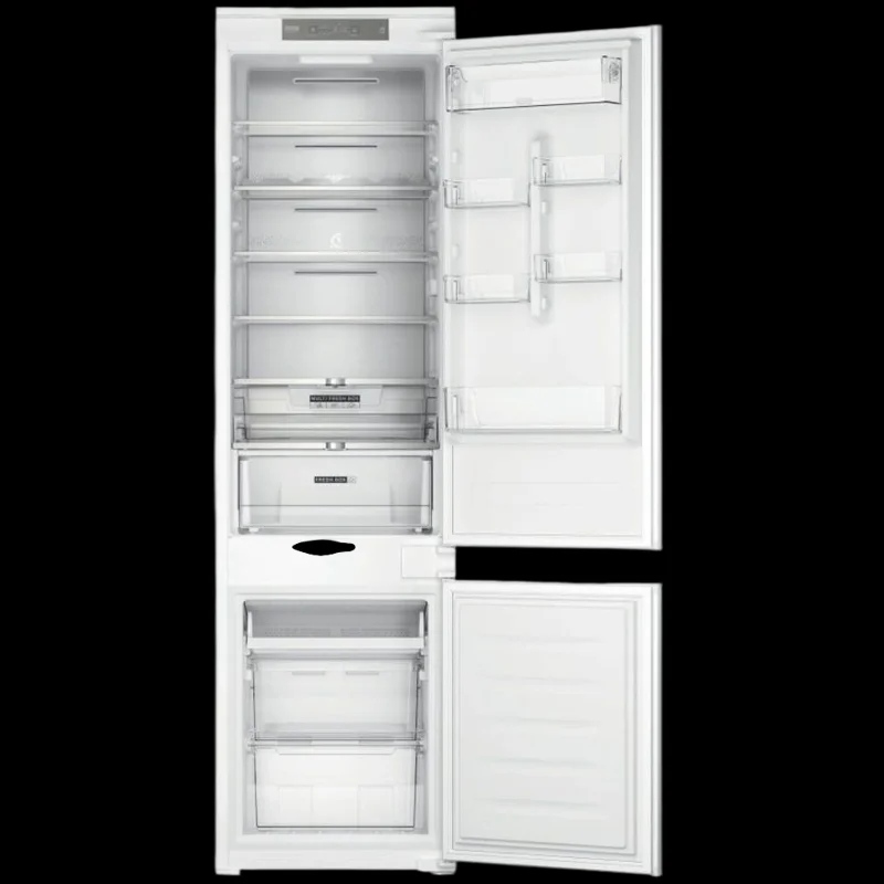 Встраиваемый холодильник Whirlpool WHC18T132 60 см, 177х54.5х54 см, 182/68 л, инверторный компрессор, Full No Frost, автоматическая разморозка, зона с