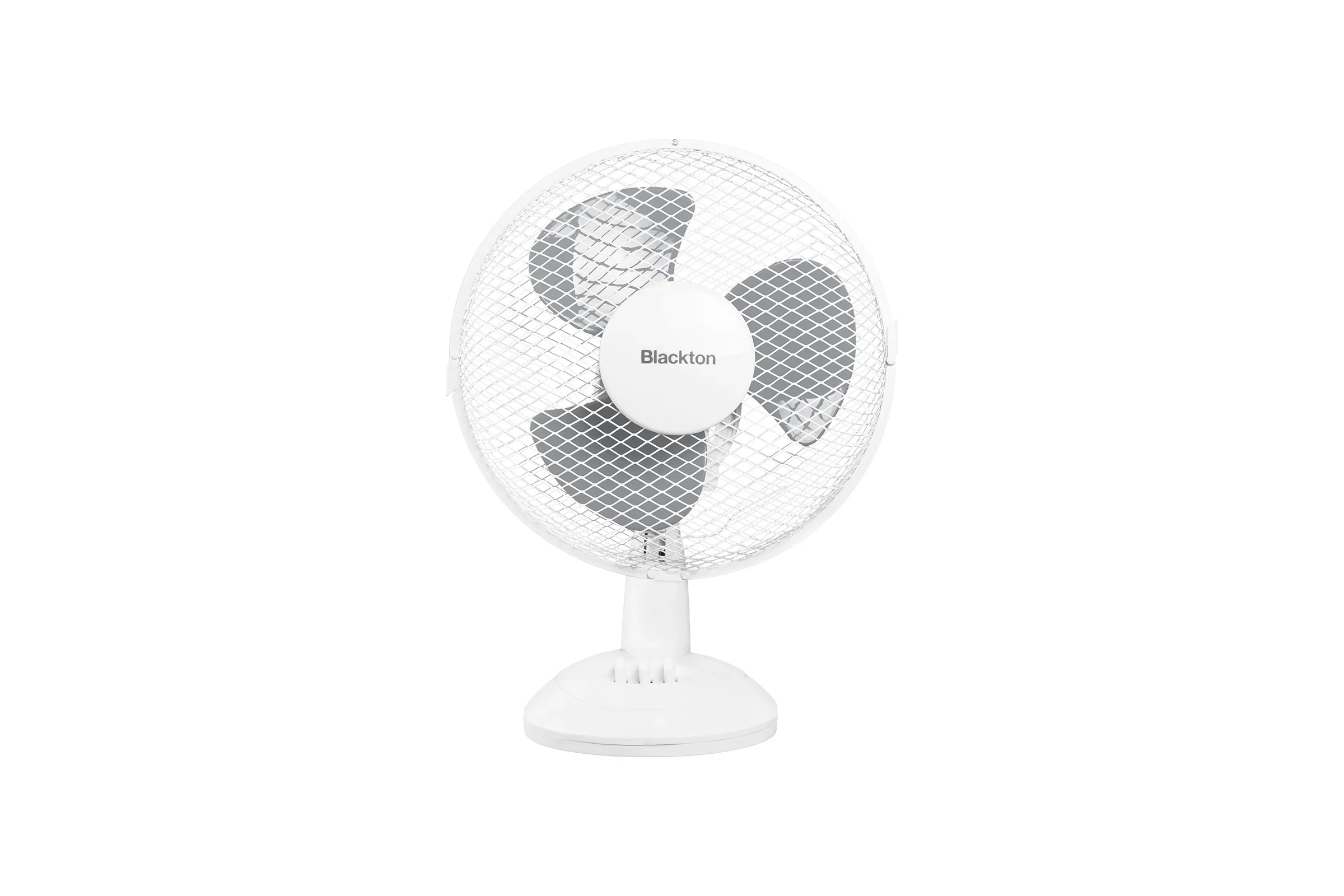 Вентилятор Blackton Bt F1121 белый/серый, настольный, 30 Вт, 2 скорости, 27 см